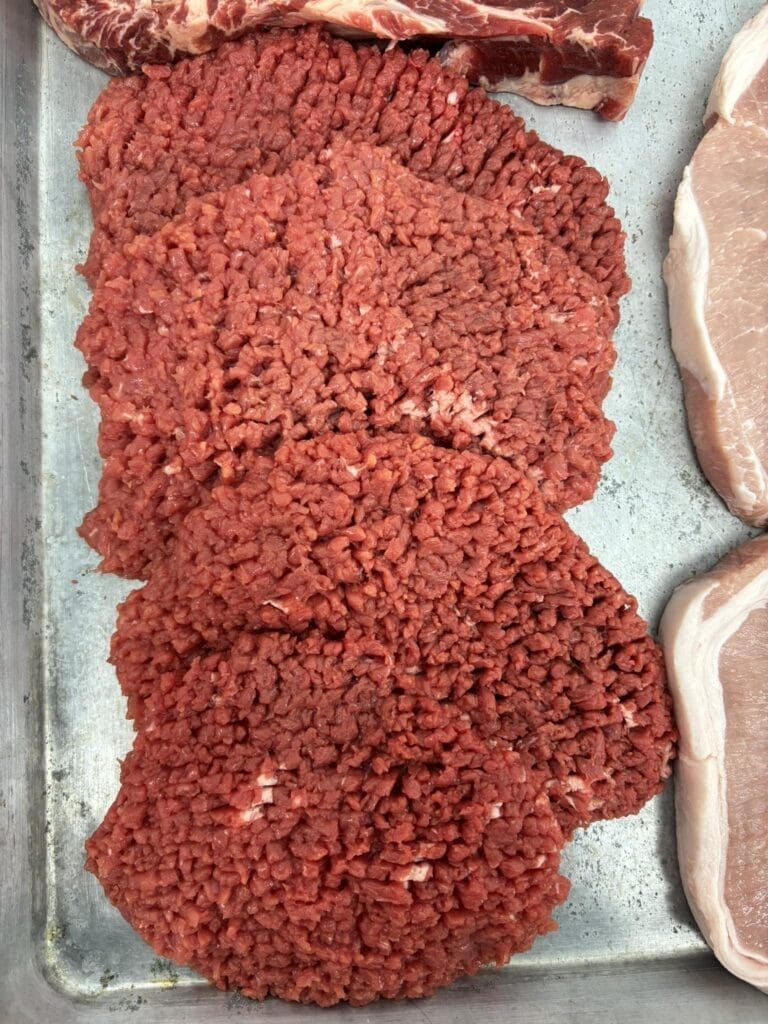 Oklahoma Beef Processing ground beef patties